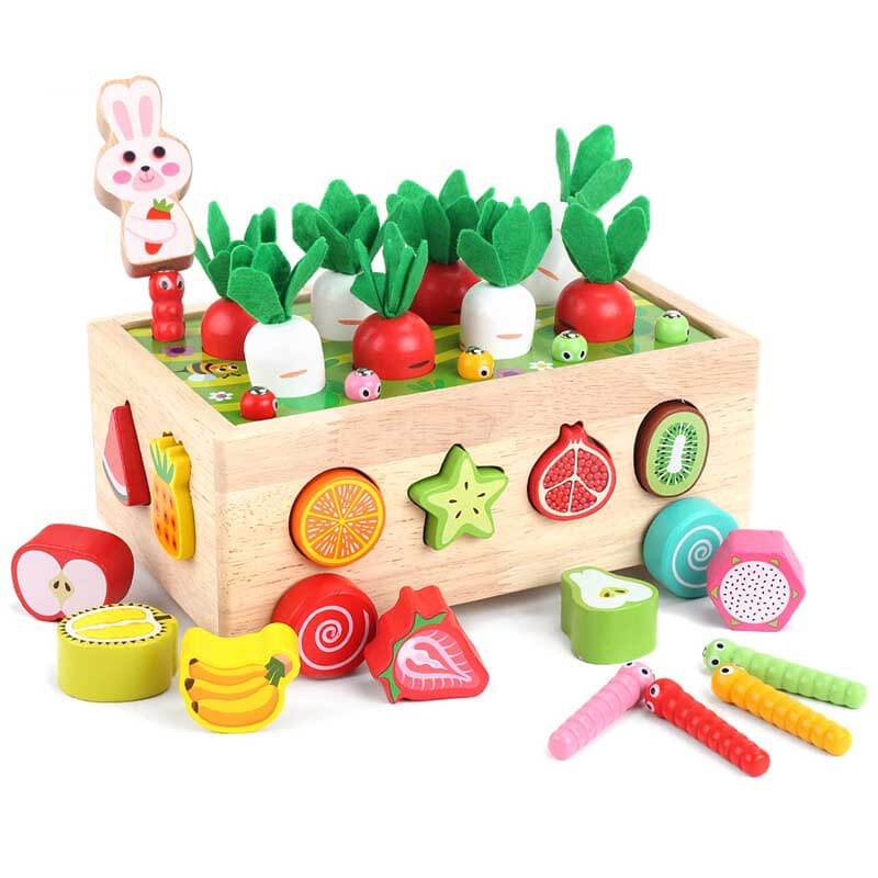 Montessori Wooden Farm