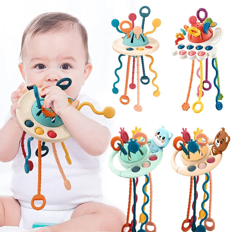 Toys Montessori™ - Silicone Pulling Toy