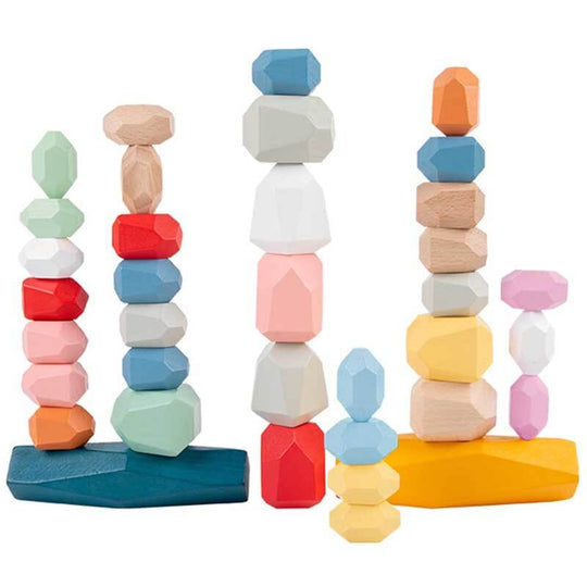 Montessori Toys Stacking Rocks