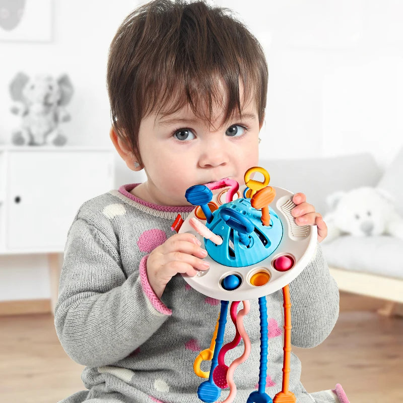 Toys Montessori™ - Silicone Pulling Toy