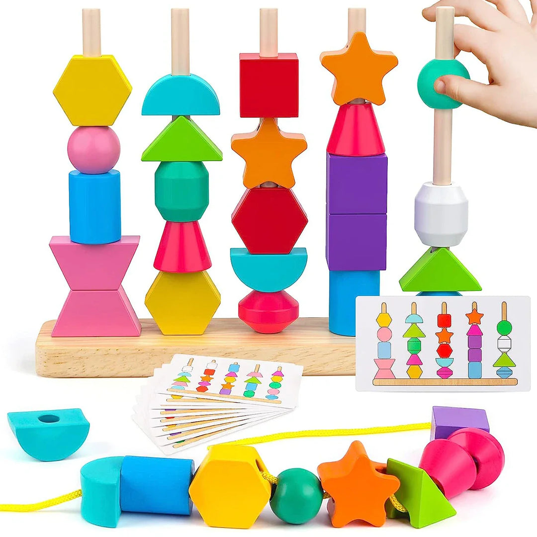 Toy Montessori ™ -  Wooden Beads