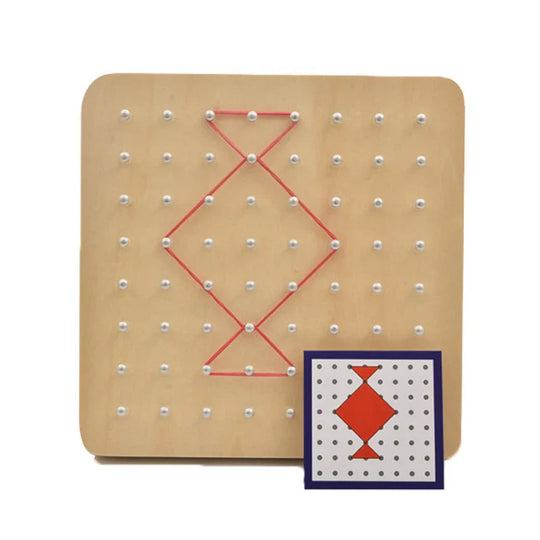 Toy Montessori ™ - Rubber Tie Nail Boards