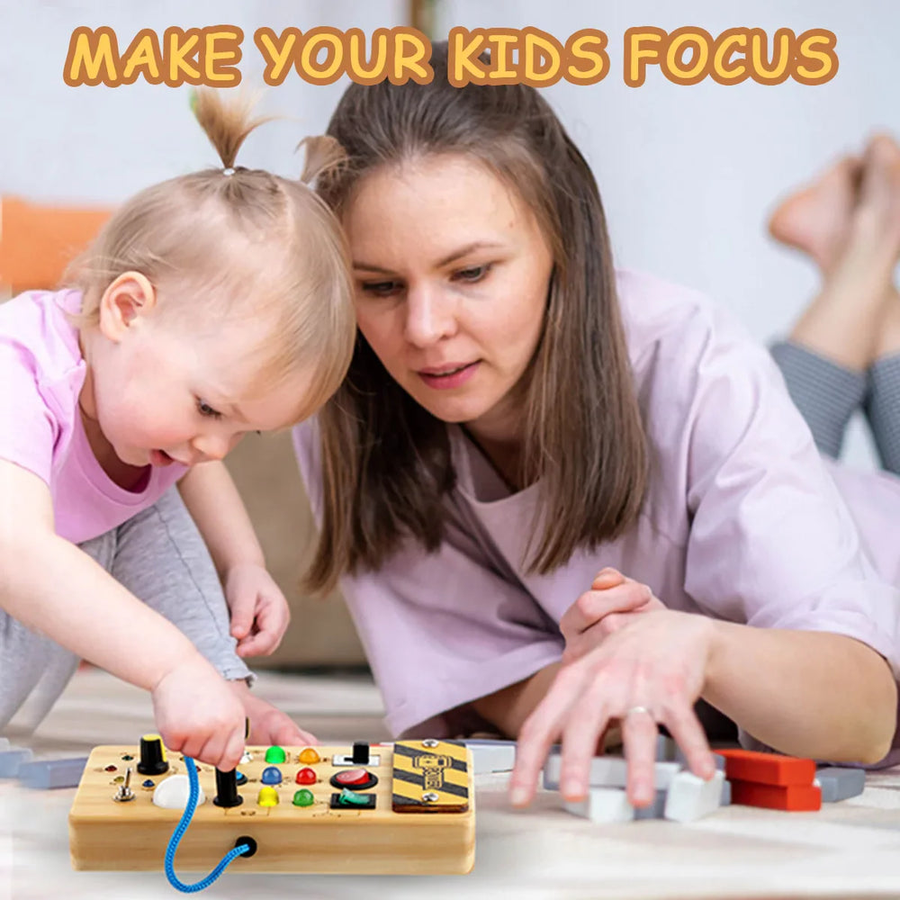 Toy Montessori ™- Busy Switch-Board