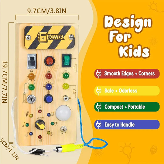 Toy Montessori ™- Busy Switch-Board