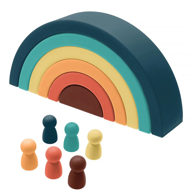 Toy Montessori ™- Rainbow Building Blocks