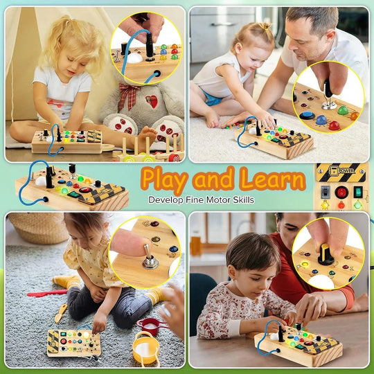 Toy Montessori ™- Busy Switch-Board