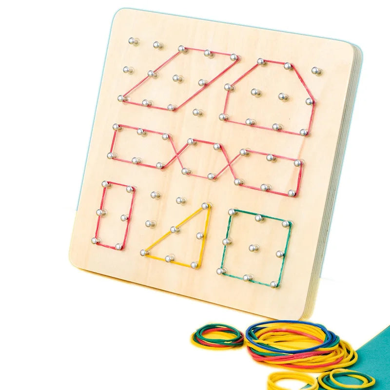 Toy Montessori ™ - Rubber Tie Nail Boards