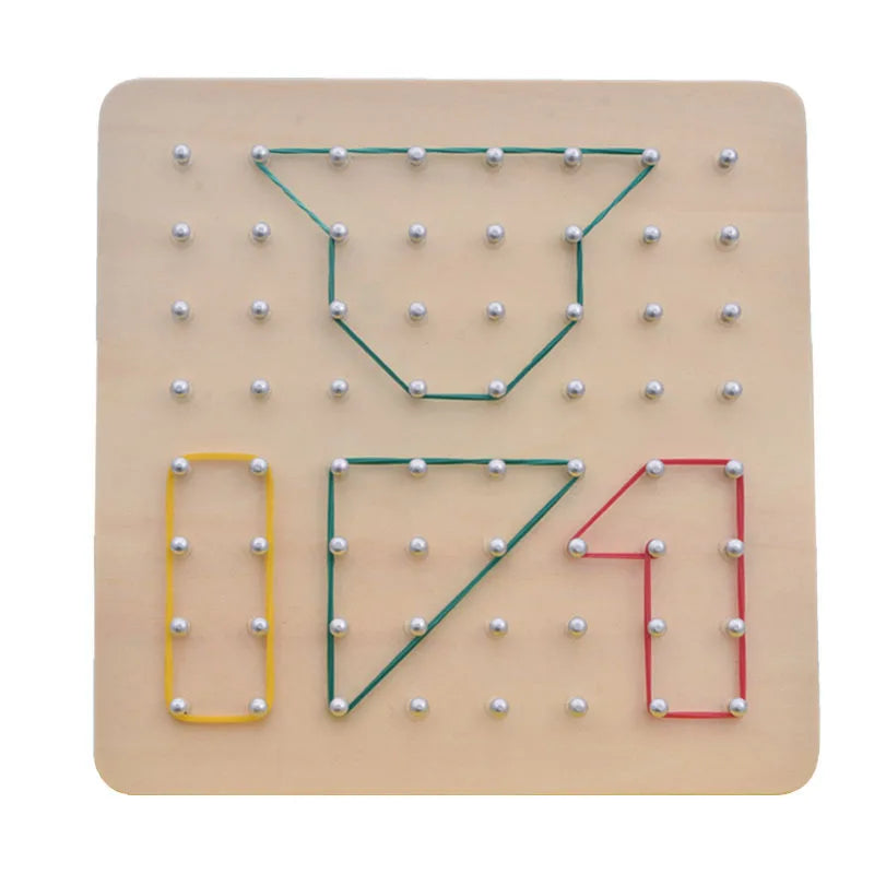 Toy Montessori ™ - Rubber Tie Nail Boards